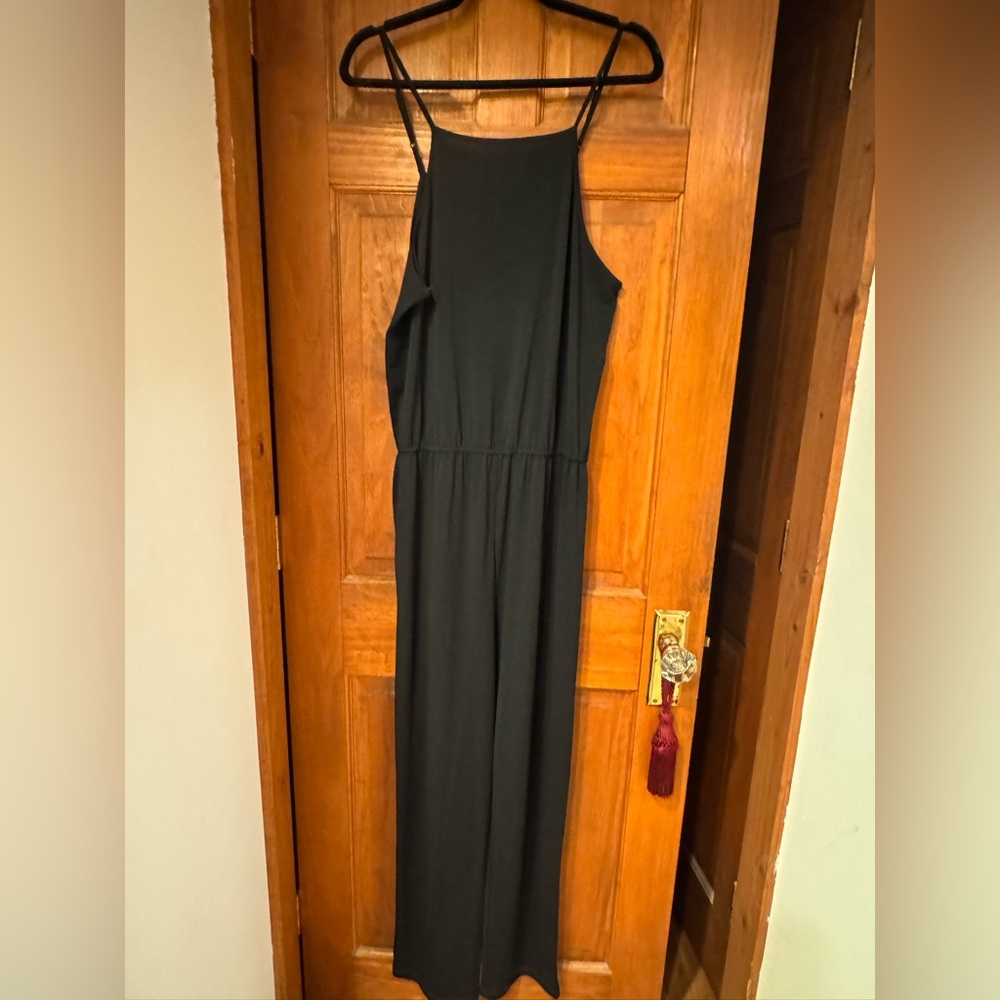 Elegant Black Maxi Pant Suit